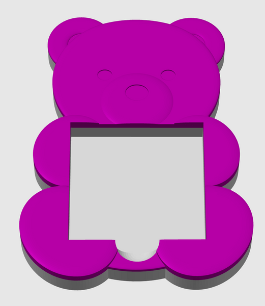 Sticky Note Holder - Gummy Bear