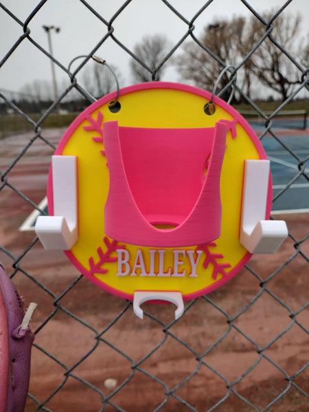Dugout Organizer - Ball Shaped - Softball/Baseball *CUSTOMIZABLE*