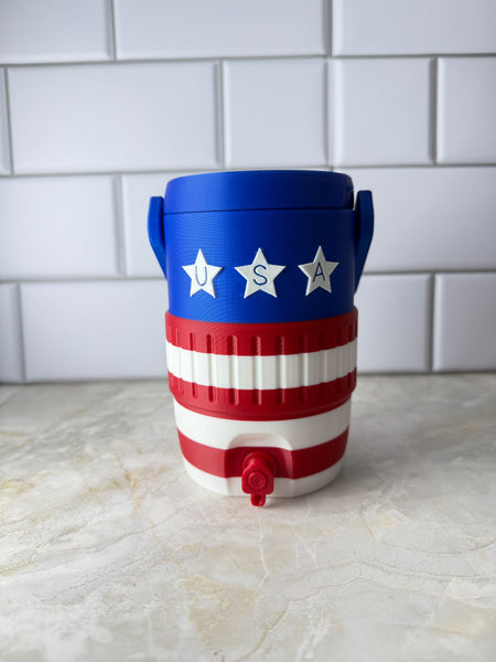 Can Cooler - USA Stars and Stripes