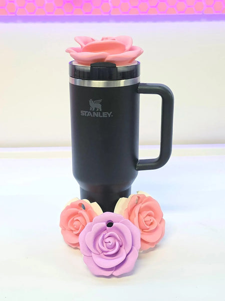 Tumbler Topper - Rose (30oz or 40oz)