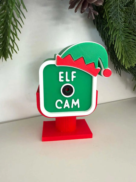 3D Printed Christmas Cam - Elf or Santa - You Pick!