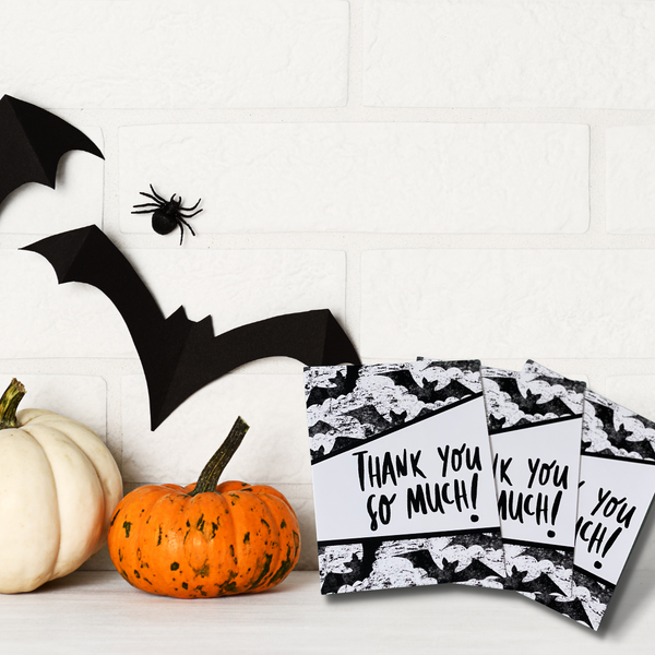 Feeling Batty Halloween Thank You Cards Insert Cards